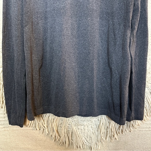 LULULEMON men's heathered gray Metal Vent long sleeve tee M - Picture 3 of 9